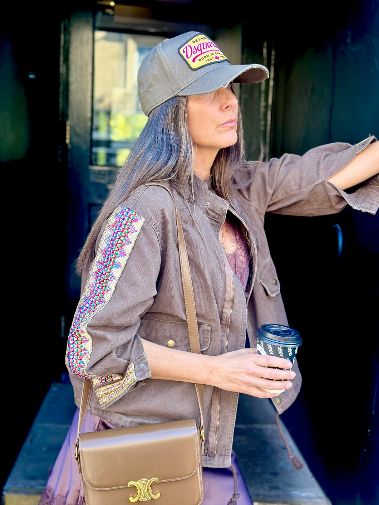 Art Jacket - Chocolate Brown