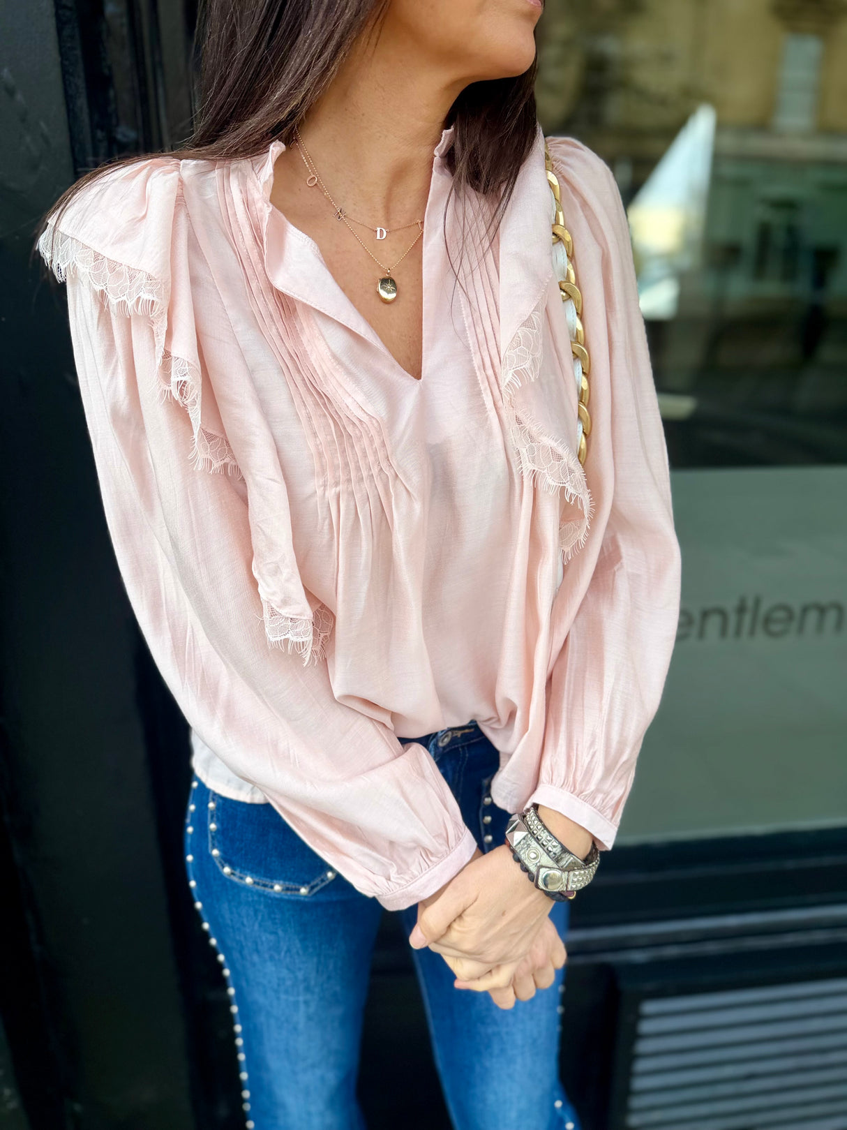 Rosa Blouse - Blush
