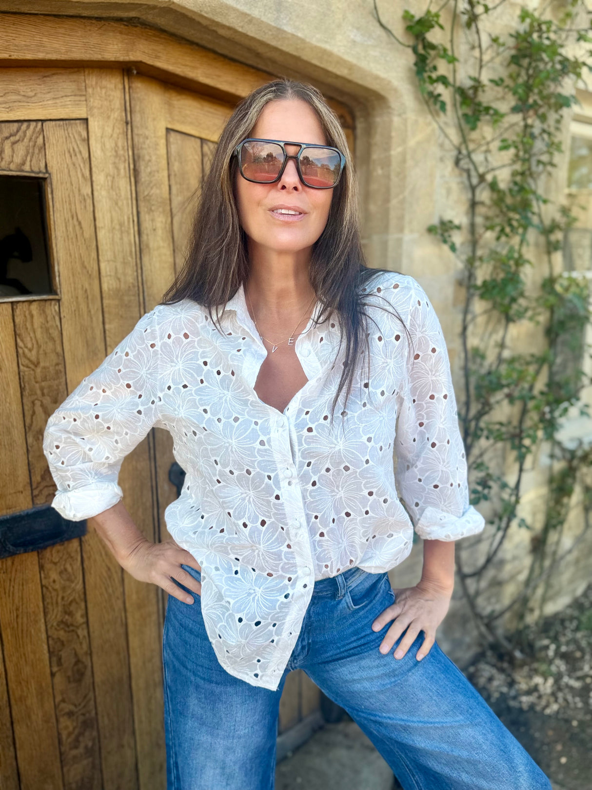 Calista Embroidered Blouse