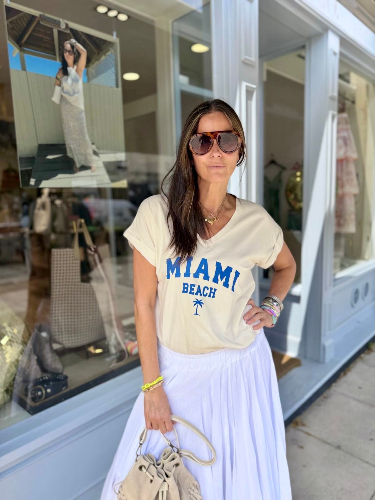 Miami Tee - White