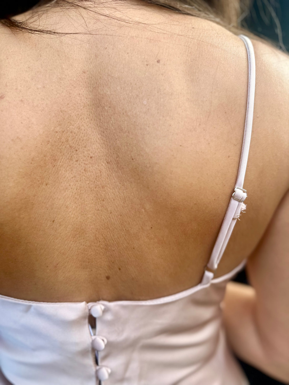 Elisha Maxi Slip Dress - Beige