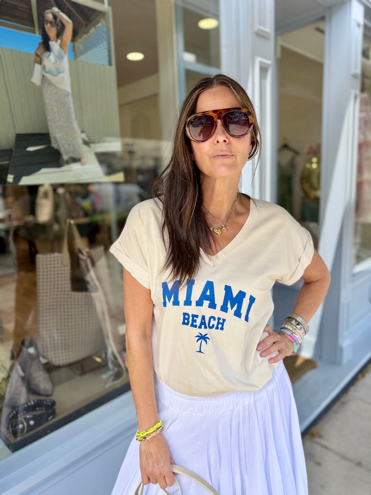 Miami Tee - White