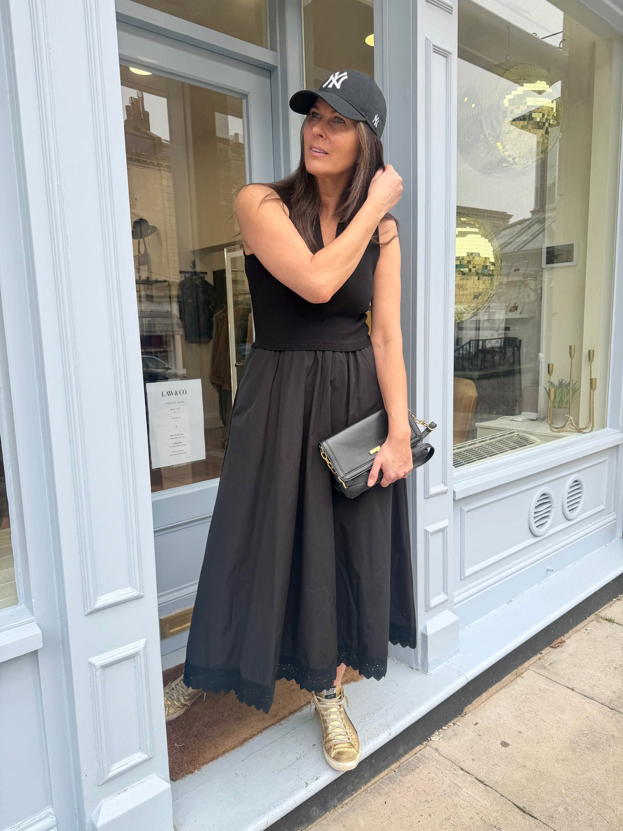 Ash Midi Dress - Black