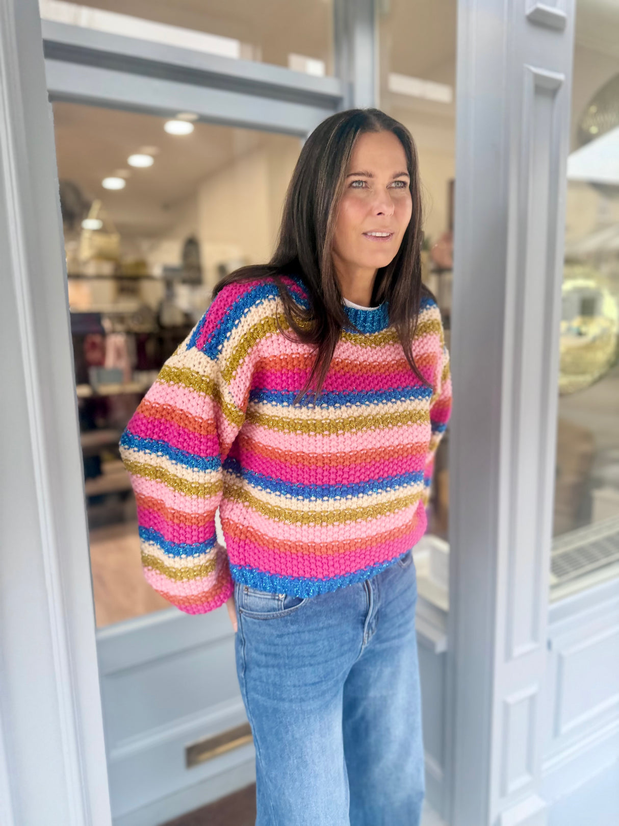 Rainbow Knit - Pink