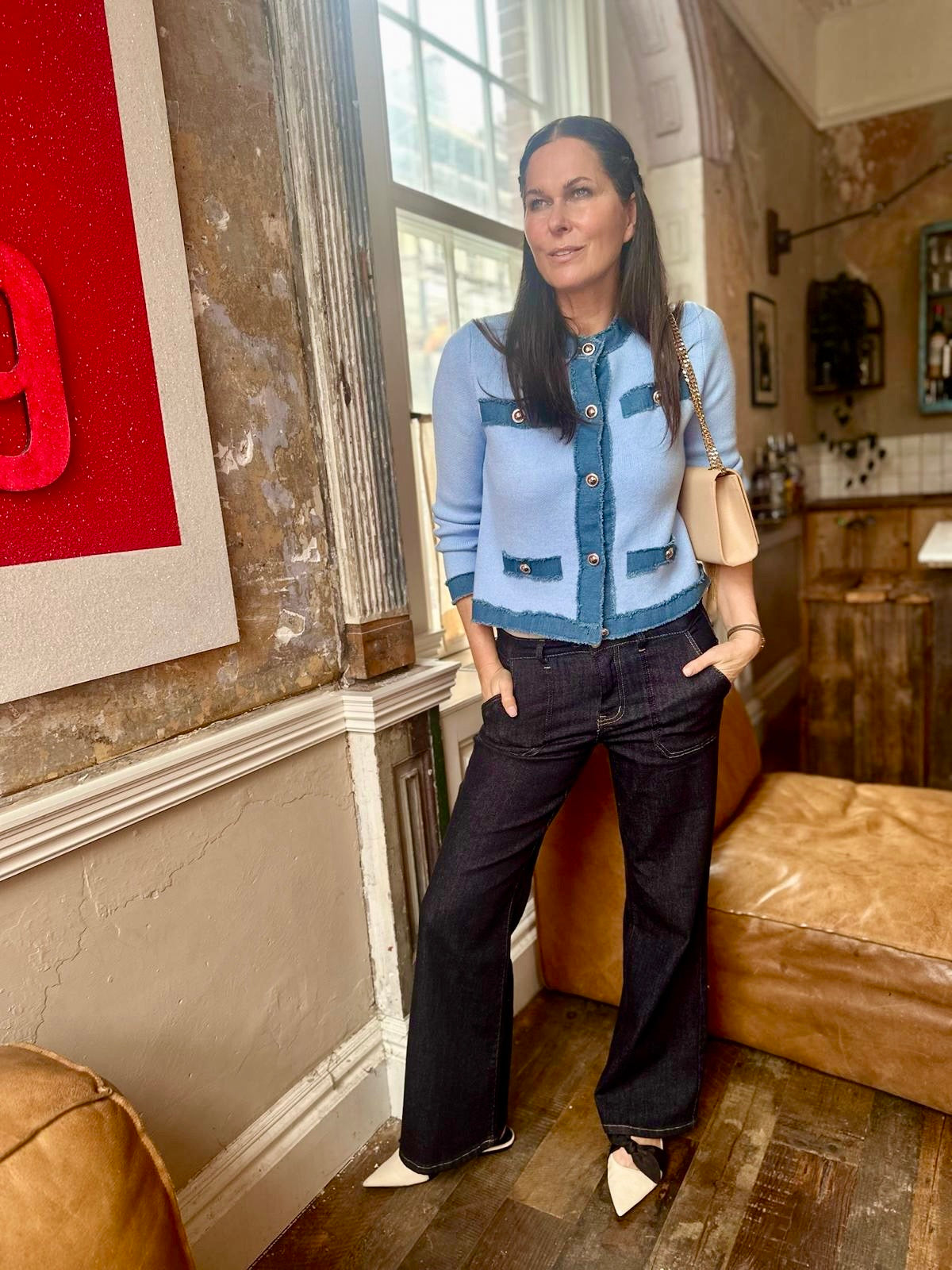 Crush Wide Leg Indigo Wash