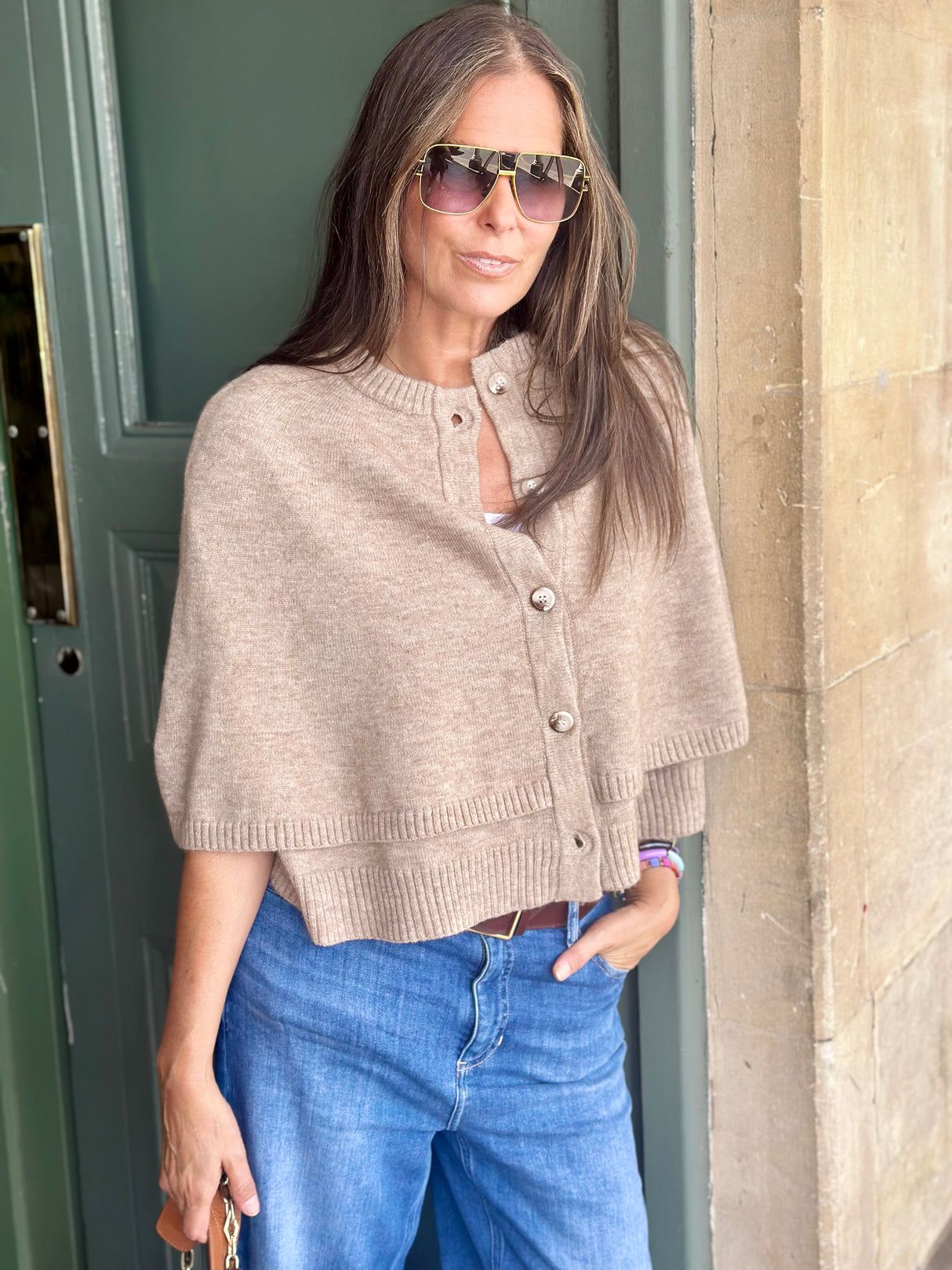 Joy Knitted Cape - Original