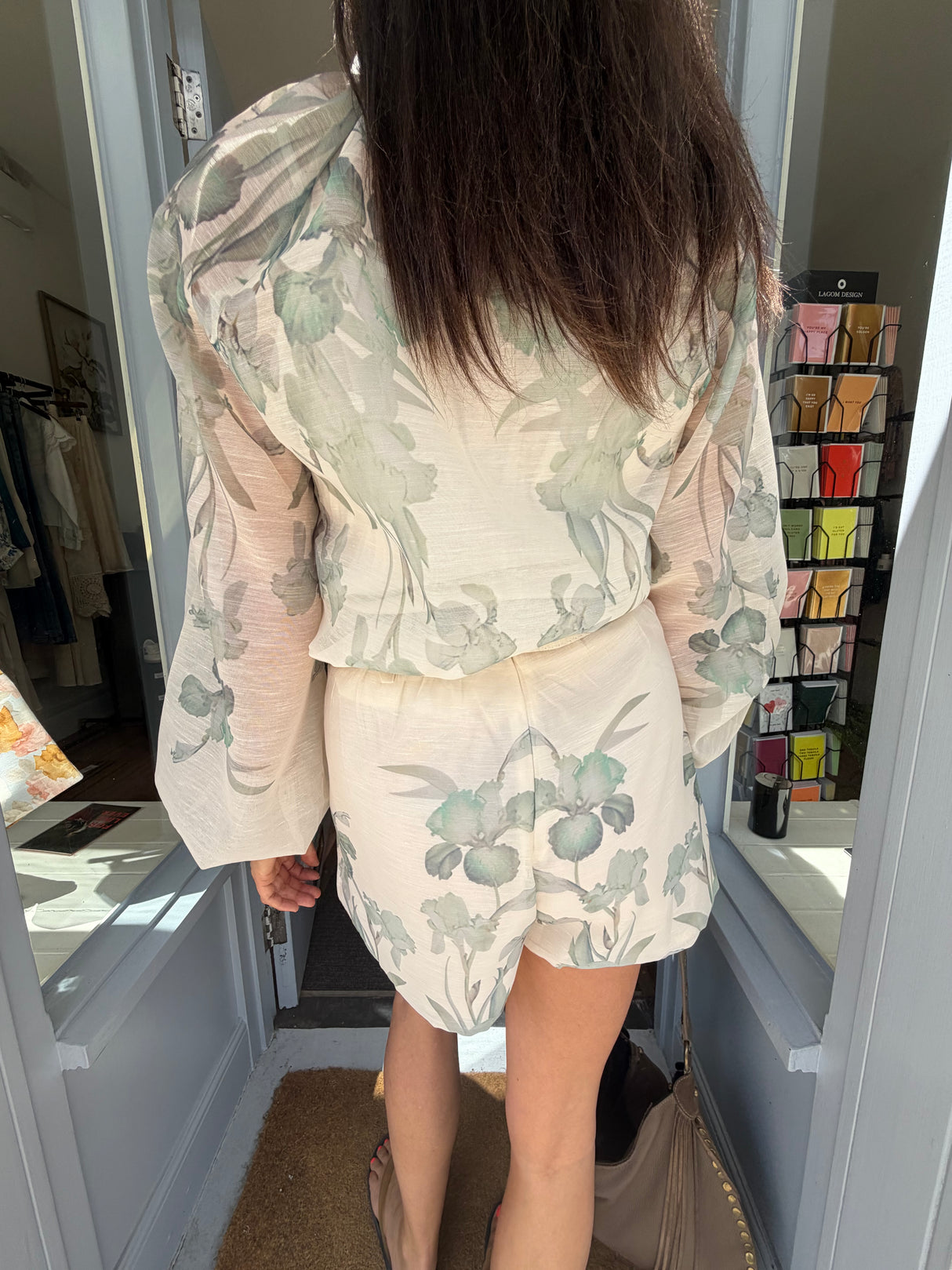 Flora Short Set - Green