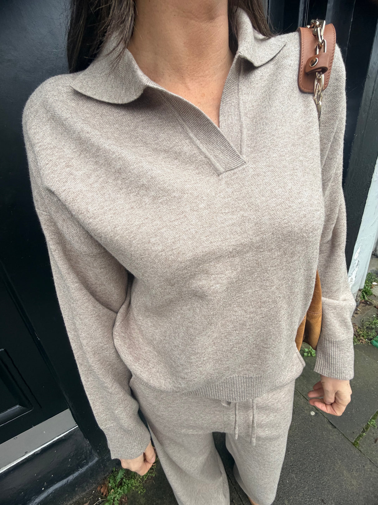 Temper Polo Knit - Beige