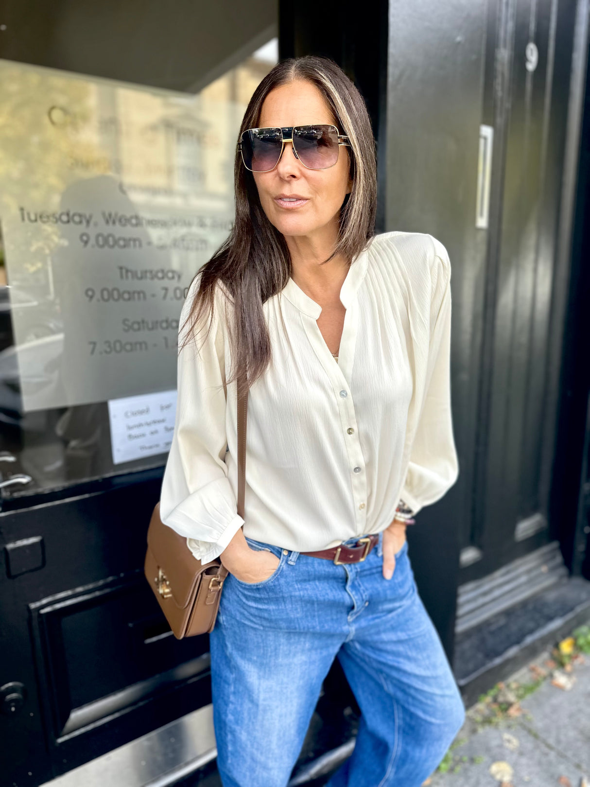 Carrie Blouse - Cream