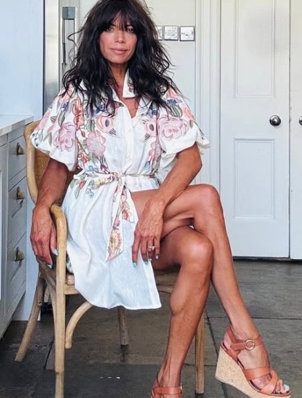 Lea Printed mini dress