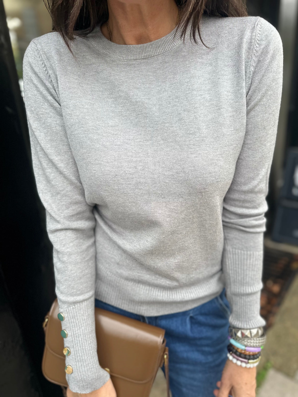 Space Light Weight Knit - Grey