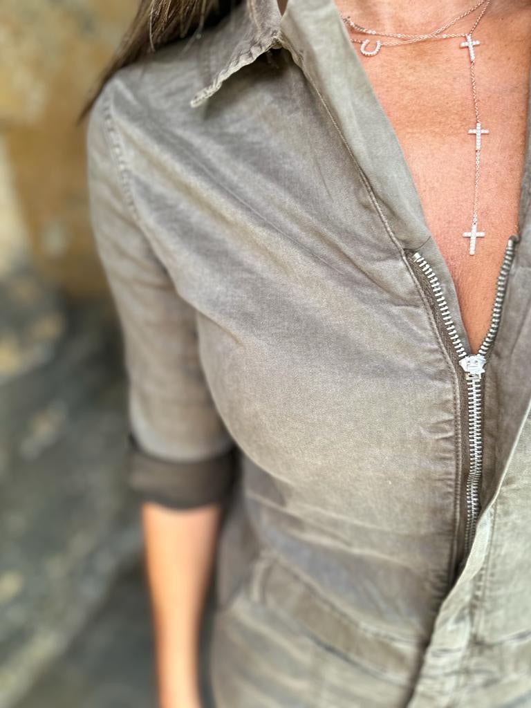 Jules Jumpsuit Chocolate