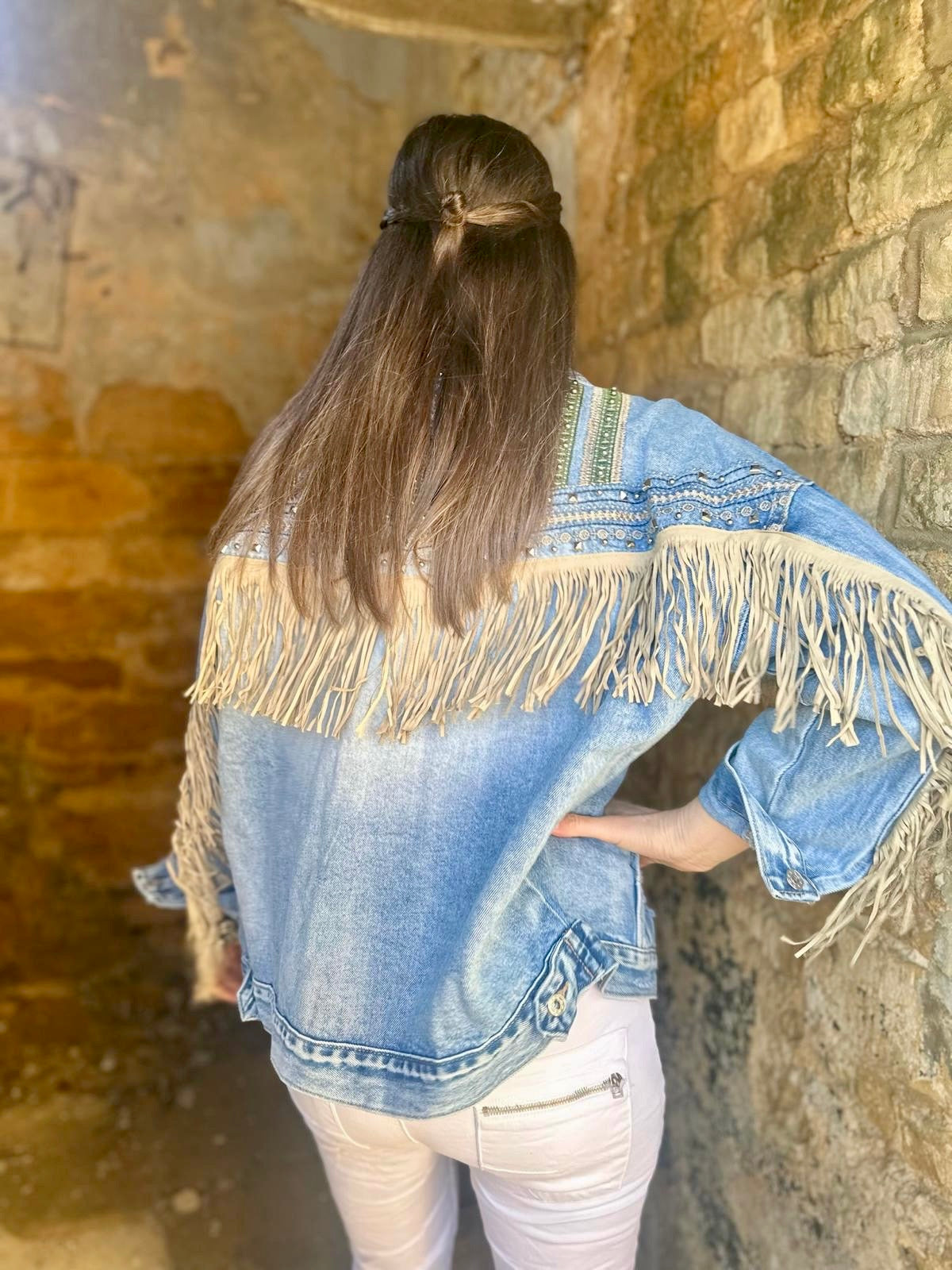 Jaqueta jeans Dallas azul