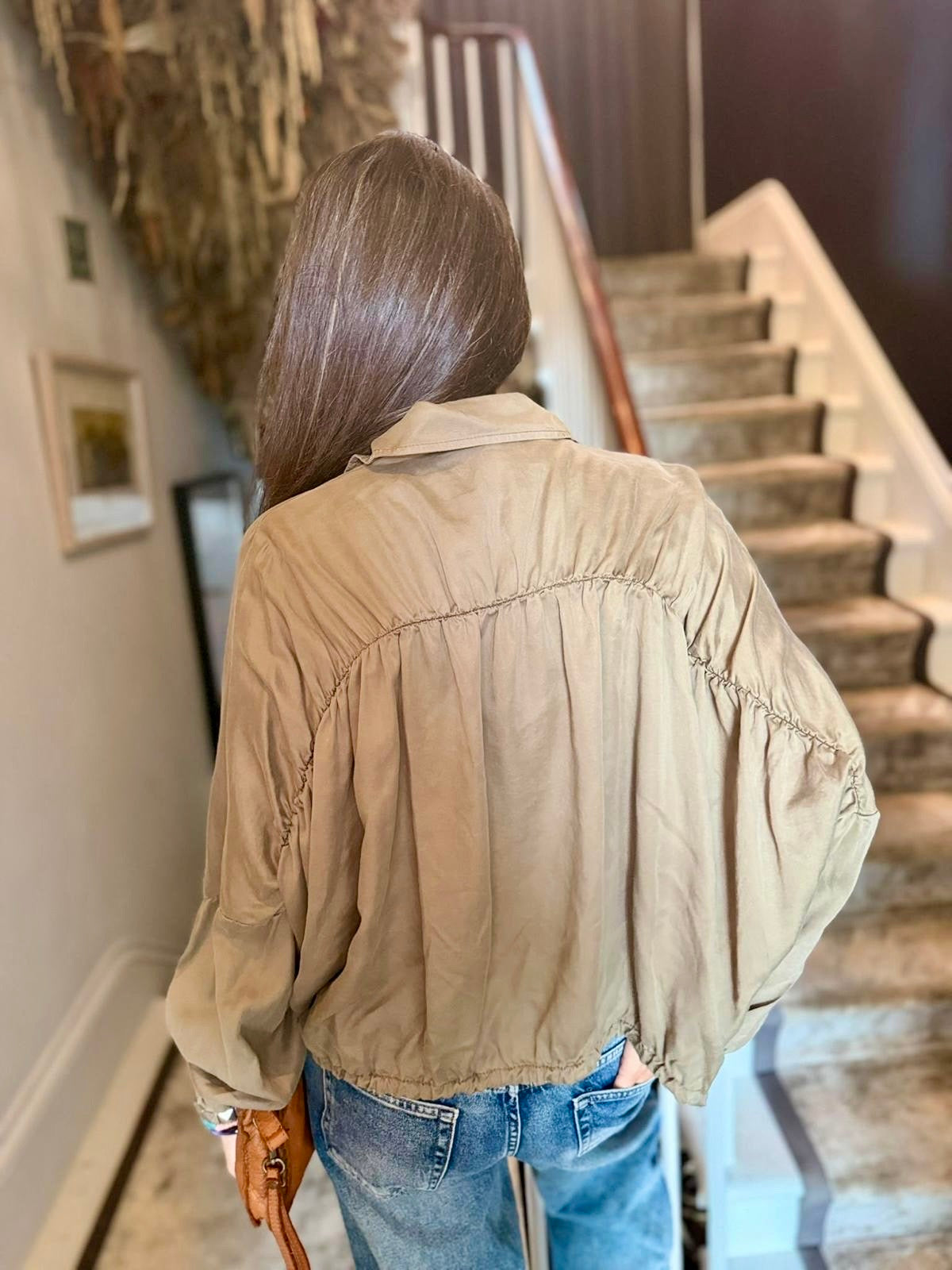 Ione Bomber jacket - Khaki **LIMITED EDITION**