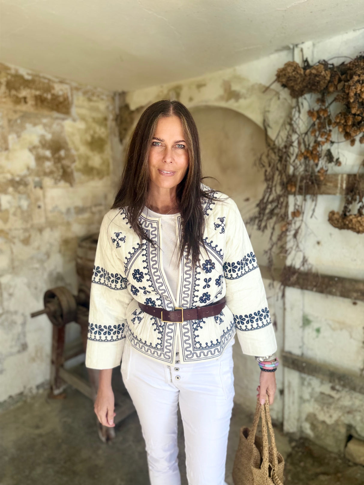 Lily Embroidered Quilted Jacket