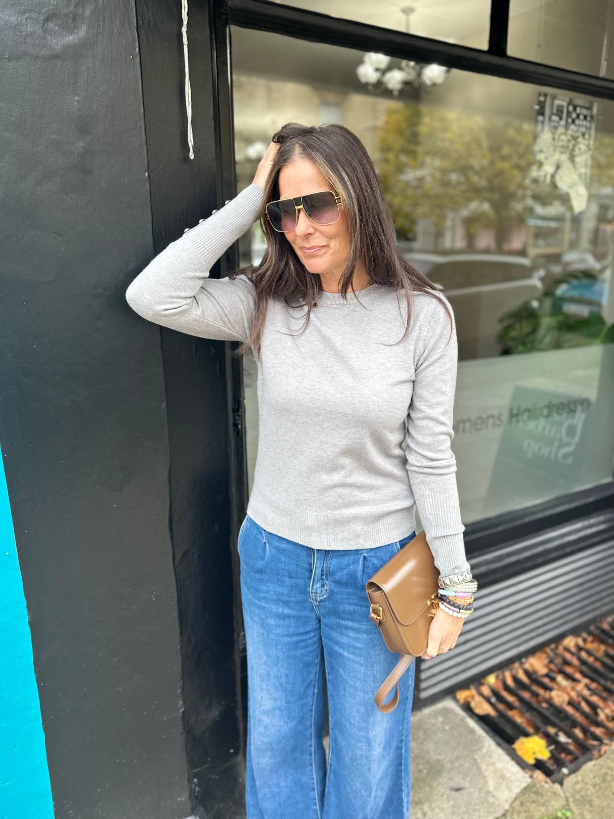 Space Light Weight Knit - Grey