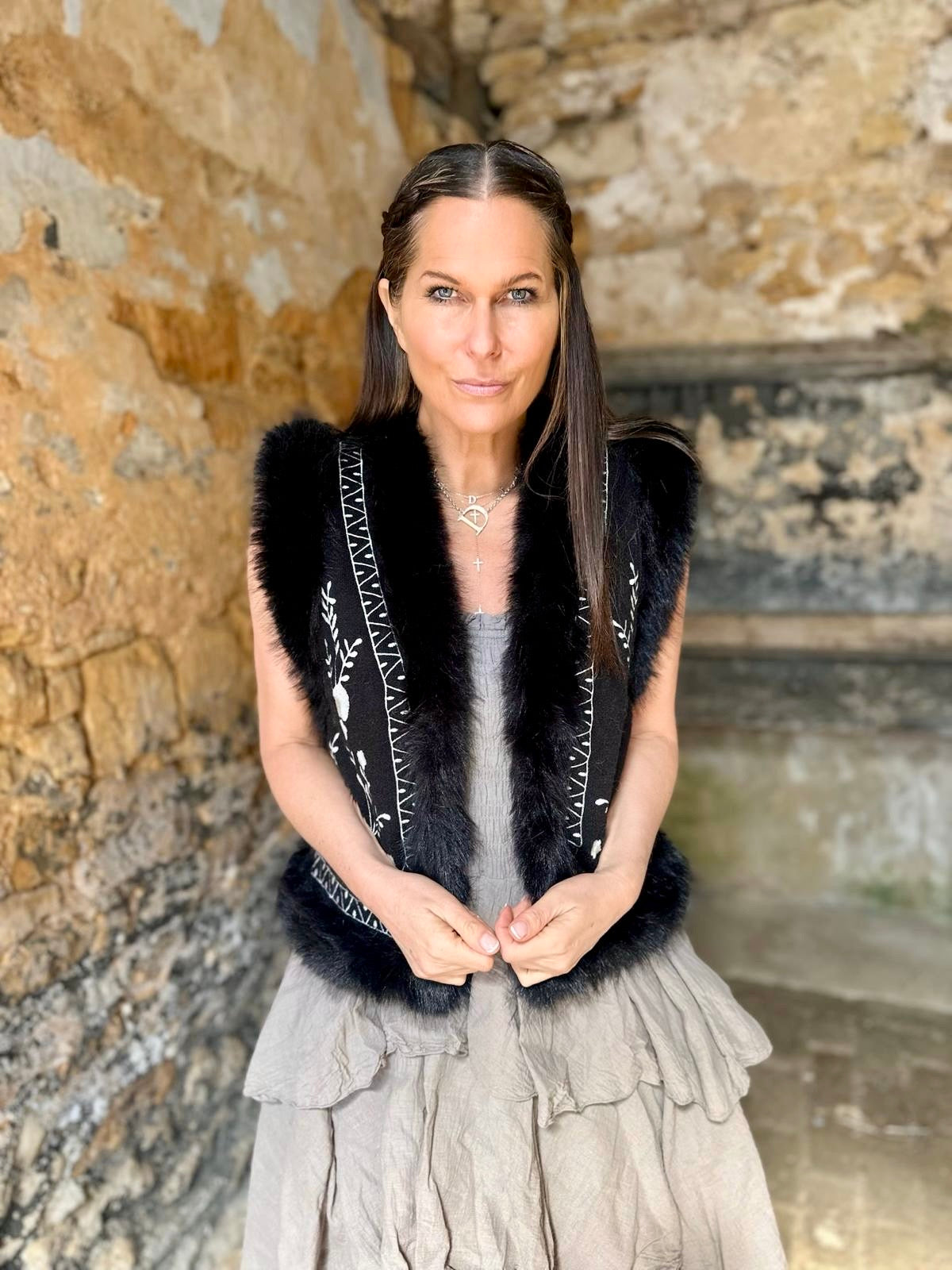 Colete Noah Tricotado - Preto