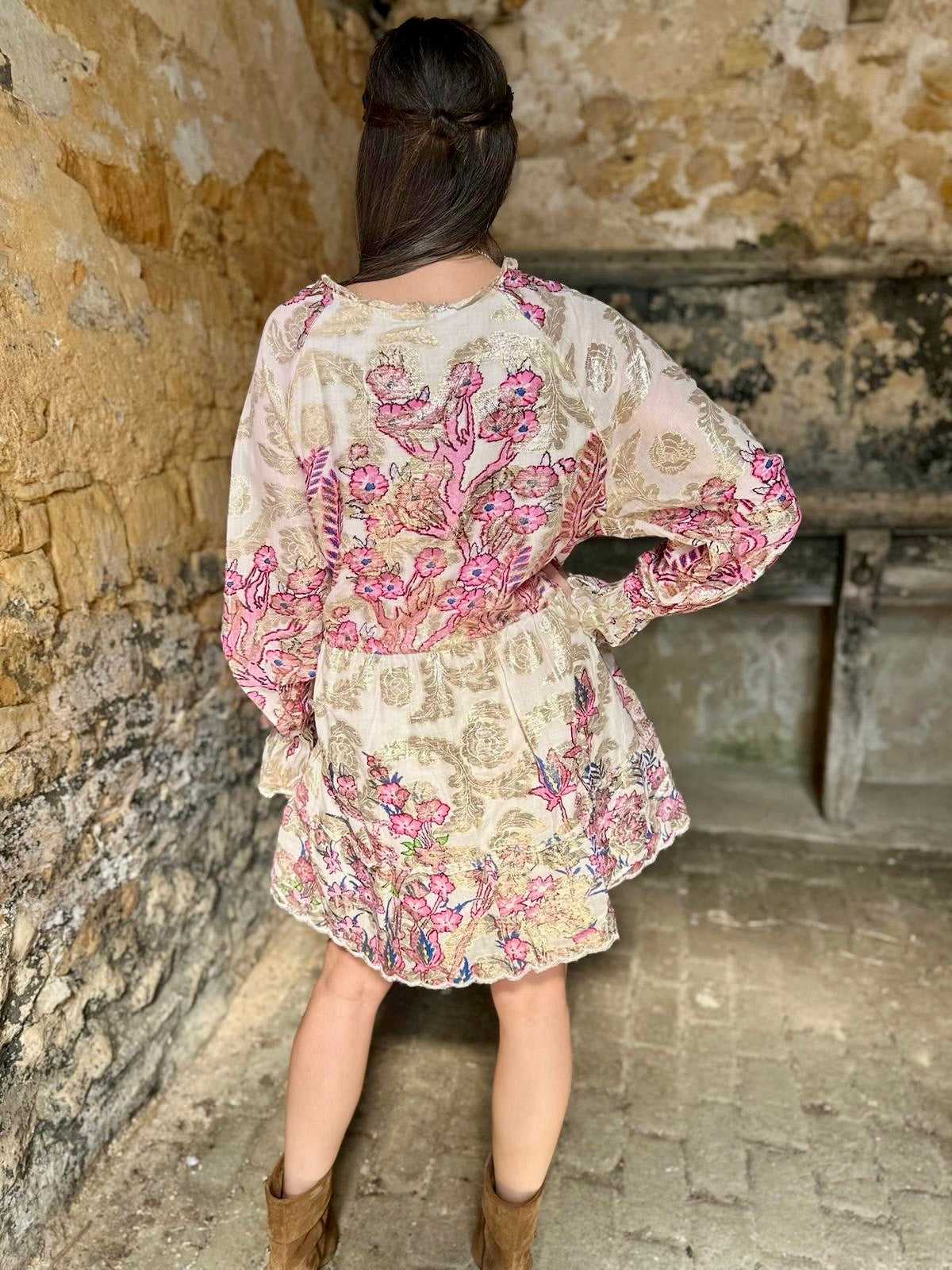 Honey Mini Dress - Cream