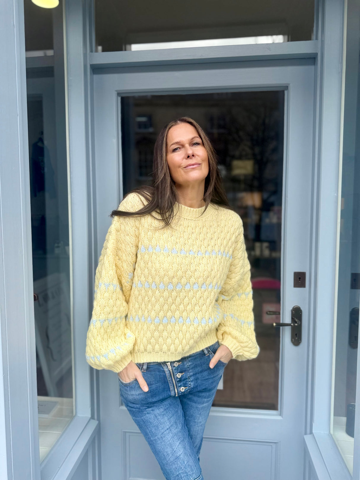 Cosy Crew Neck - Yellow