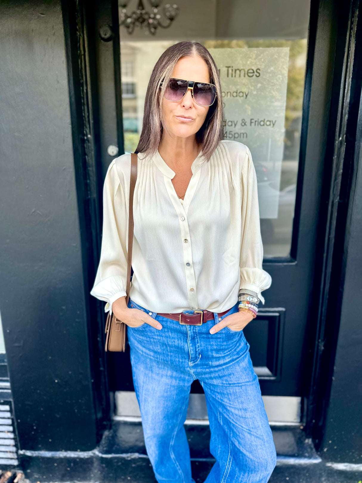 Carrie Blouse - Cream