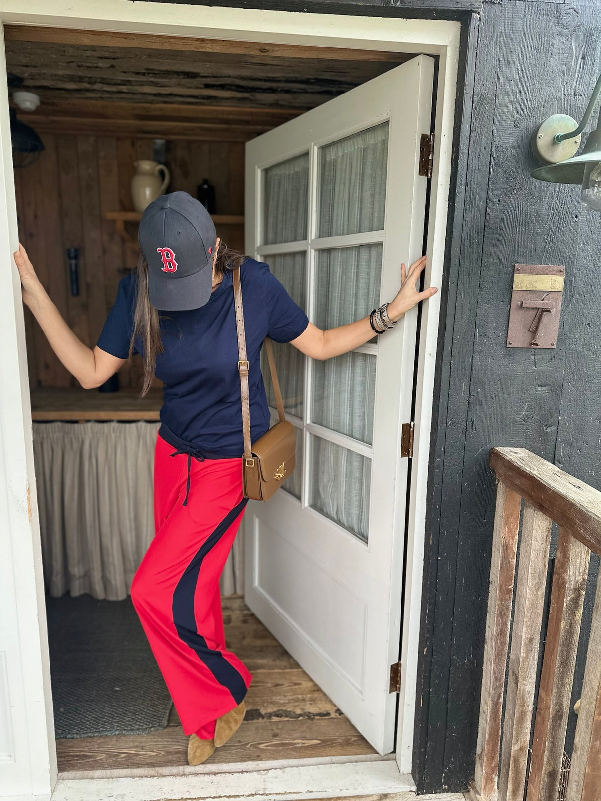 Calça Tempest Vermelho/Marinho