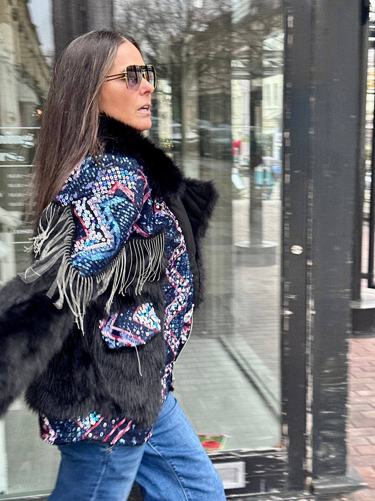 Zoella Embellished Jacket - Black