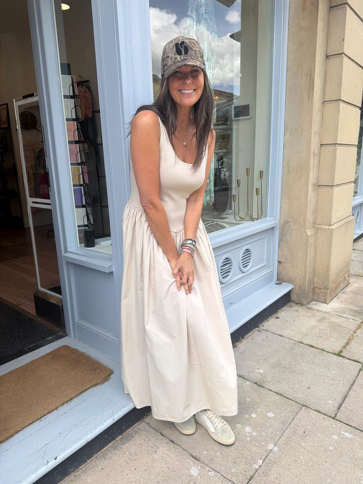 April Dress - Cream