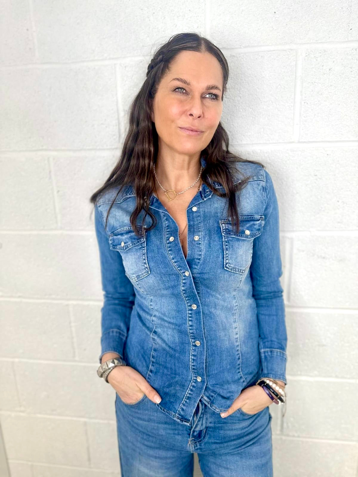 Daisy Denim Light Shirt