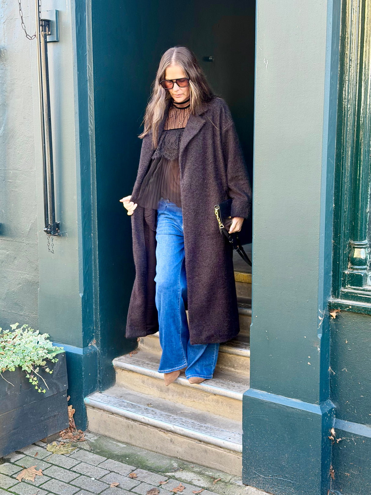 Mara Knitted Jacket - Black