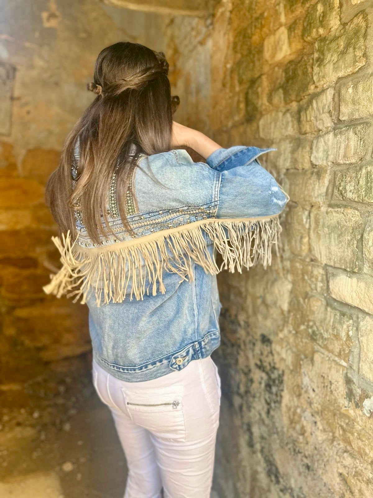 Jaqueta jeans Dallas azul