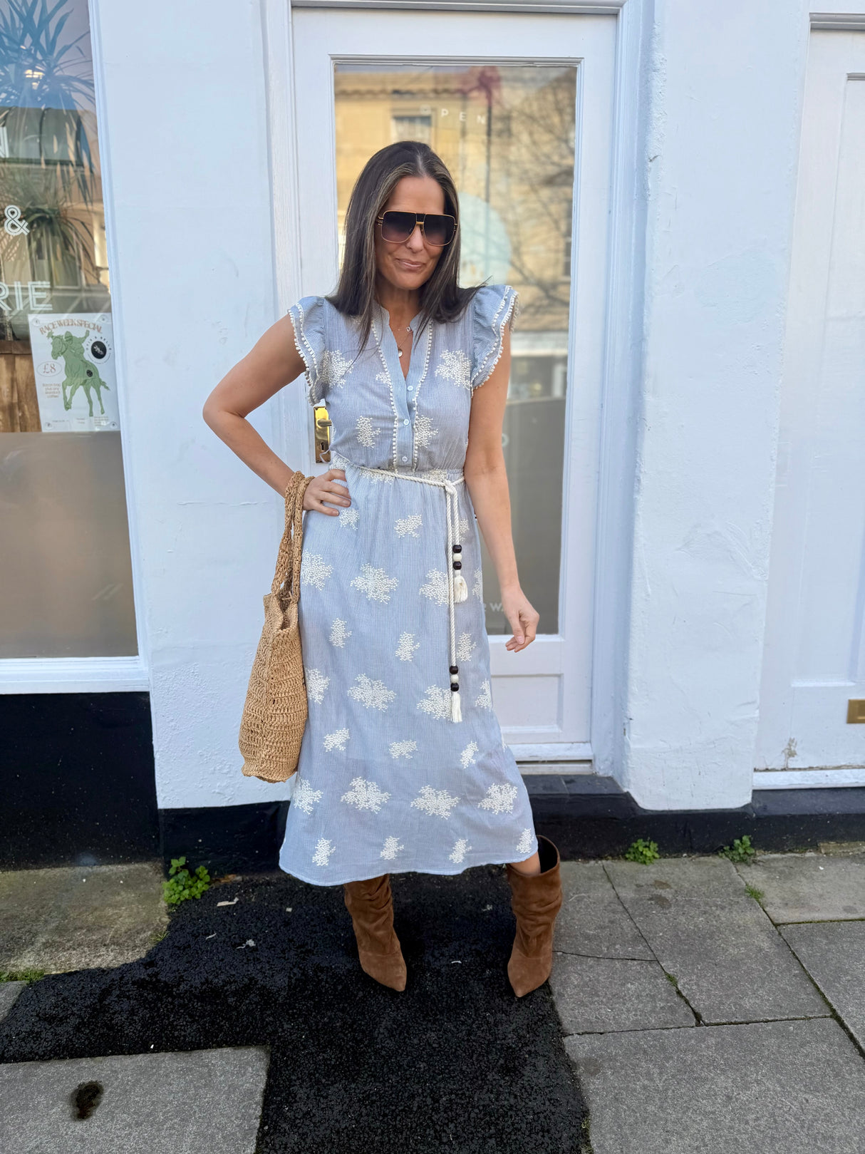 Irada Stripe Maxi Dress