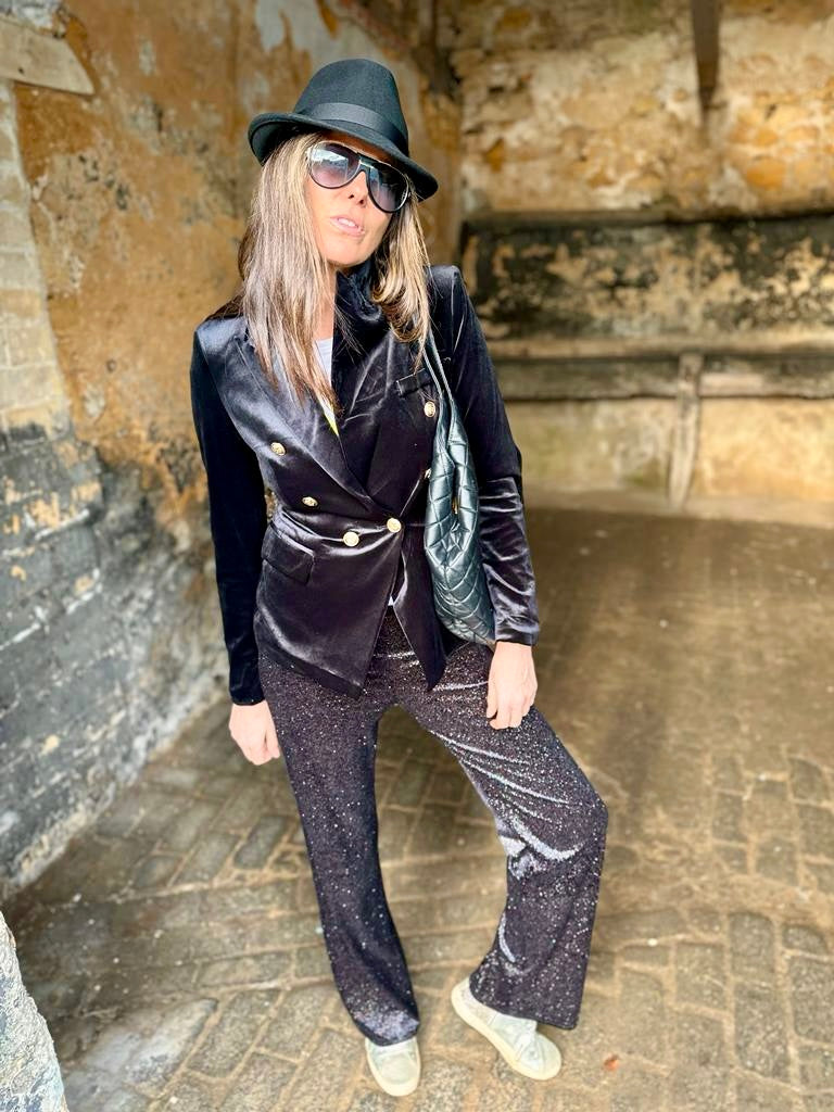 Pantalón de terciopelo Jessica Sparkle