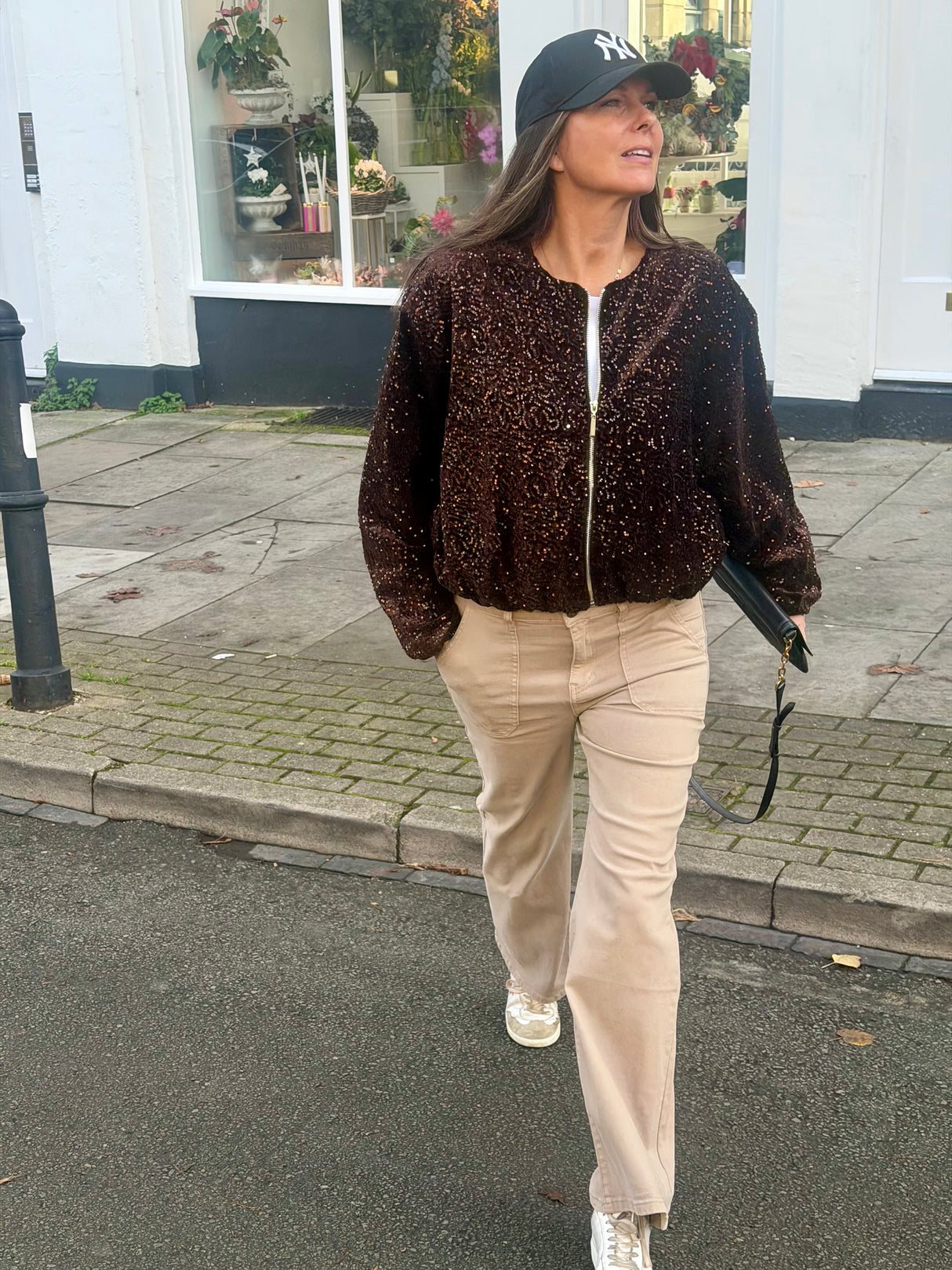 Crush Wide Leg Jean - Putty