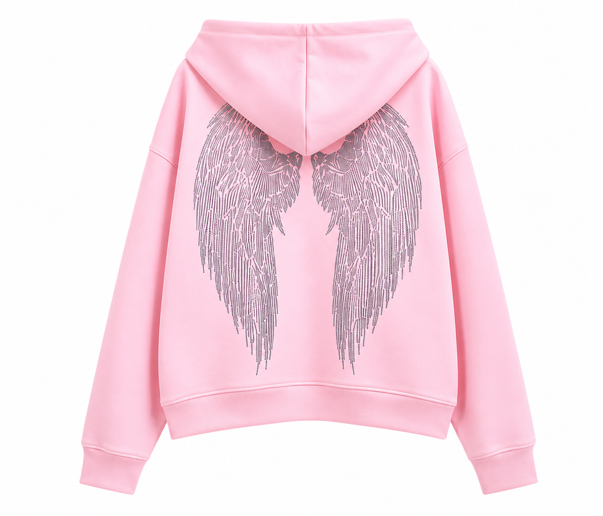 Angel Wing Hoodie - Pink