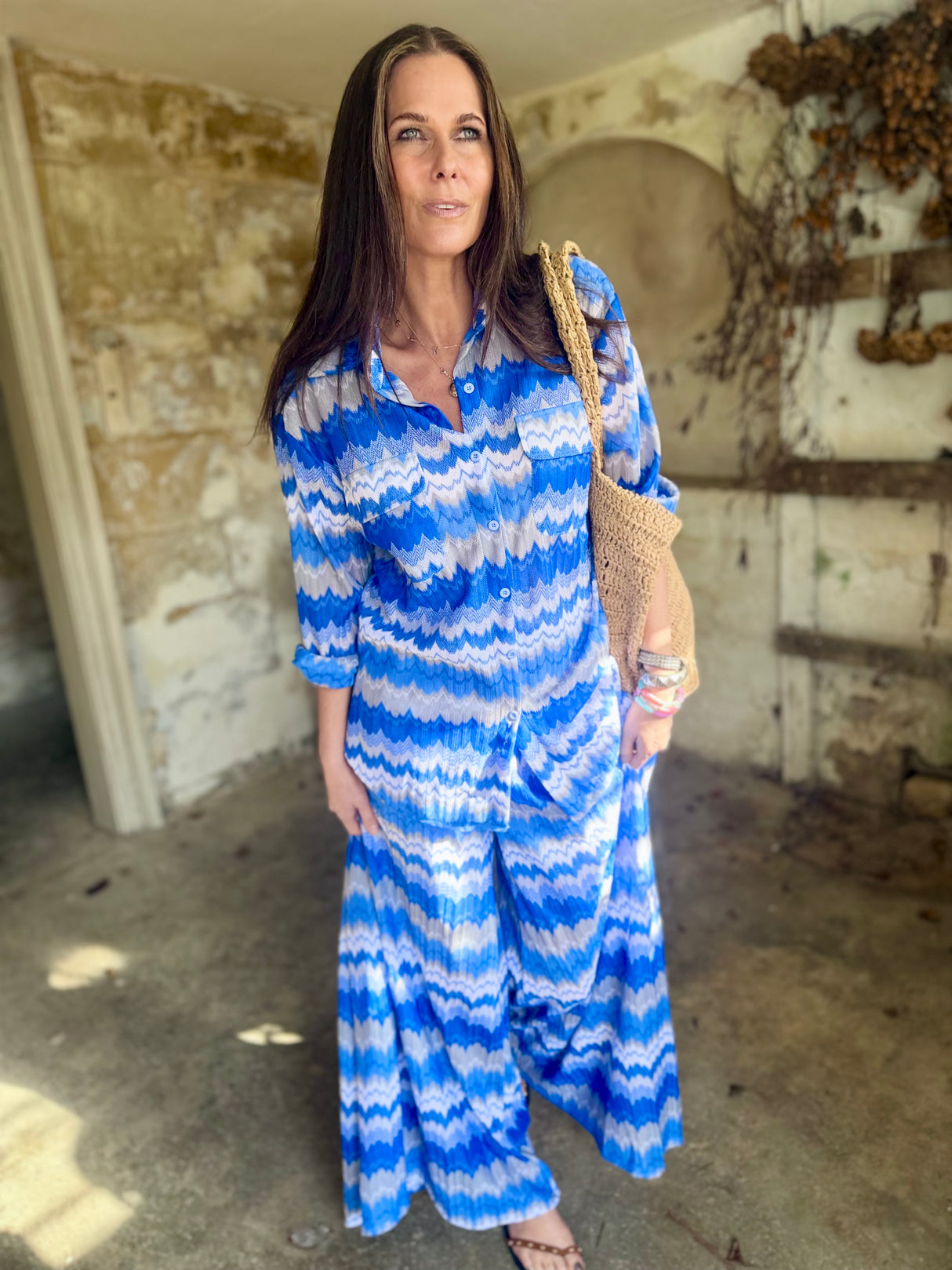 Seraphina Shirt - Ocean