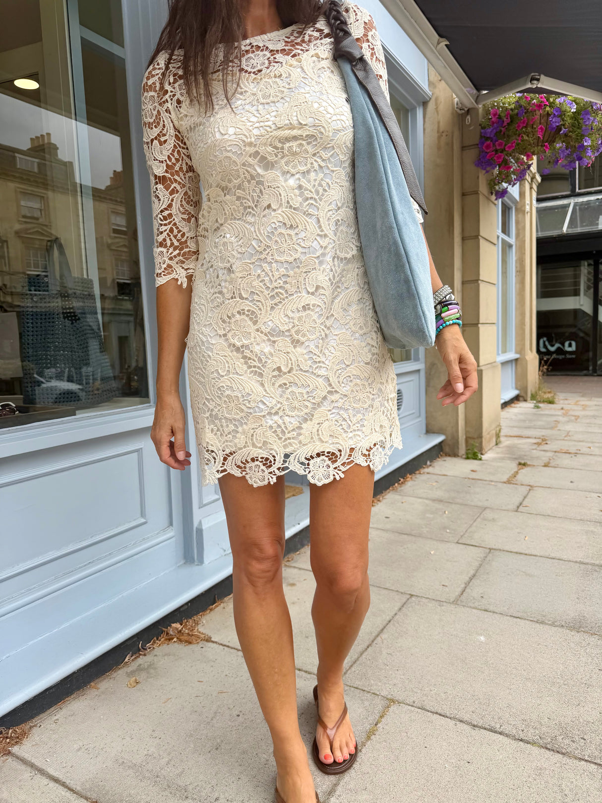 Riley Crochet Mini Dress