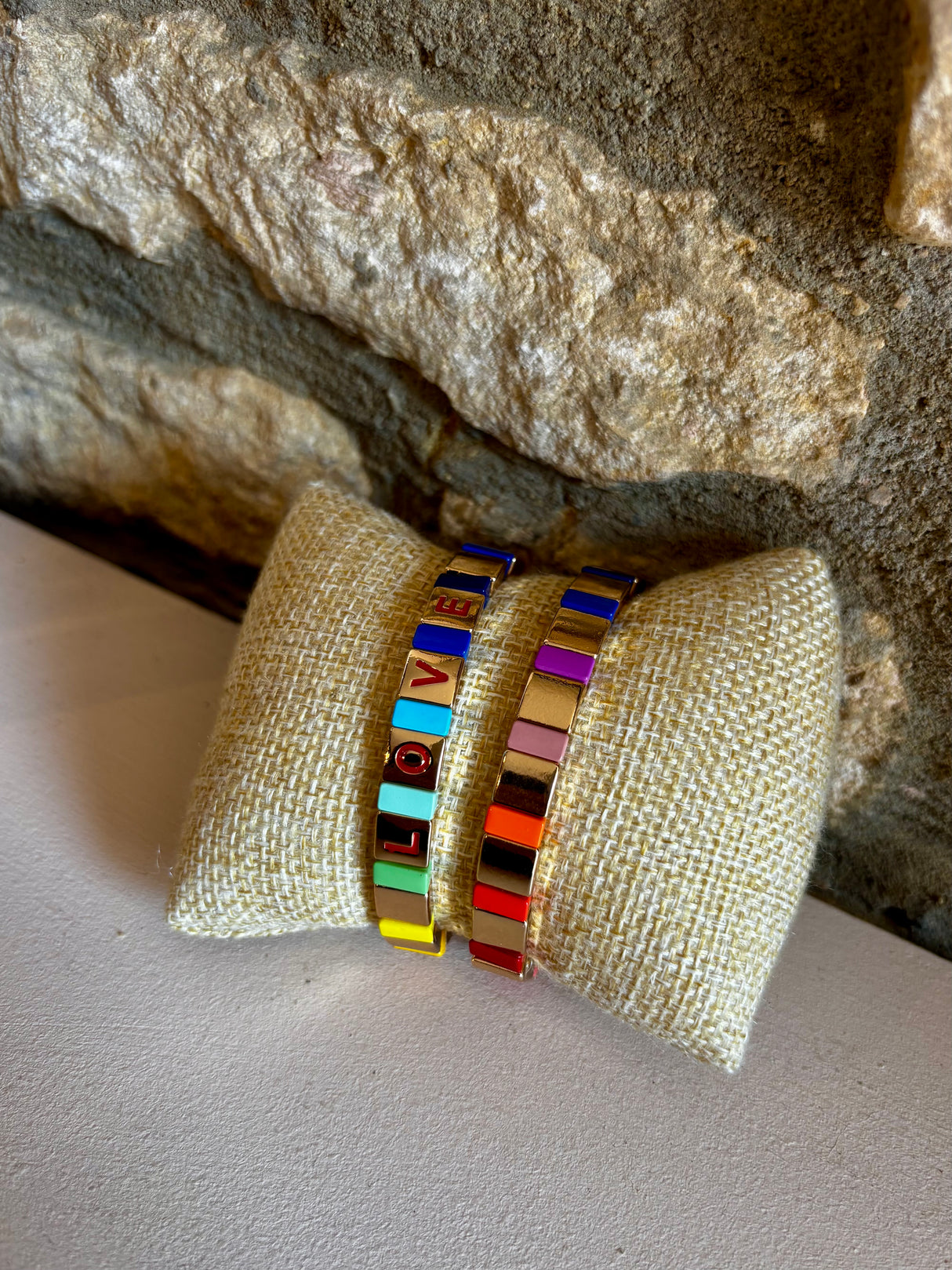 Tile Bracelet - Multi Love