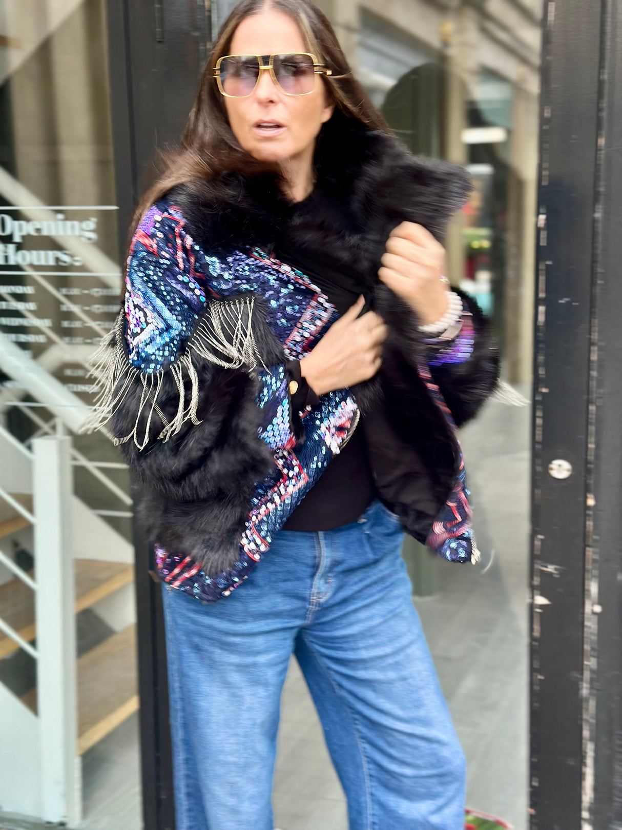 Zoella Embellished Jacket - Black