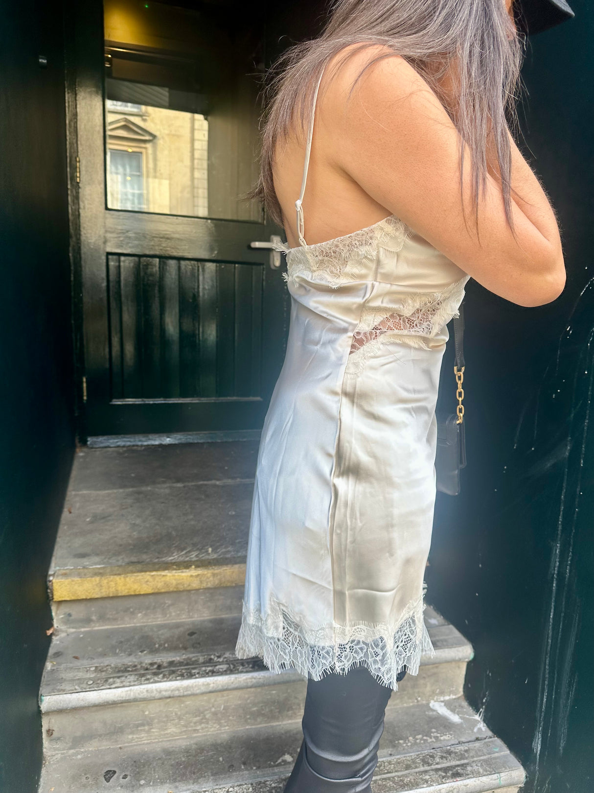 Anya Lace Dress - Cream