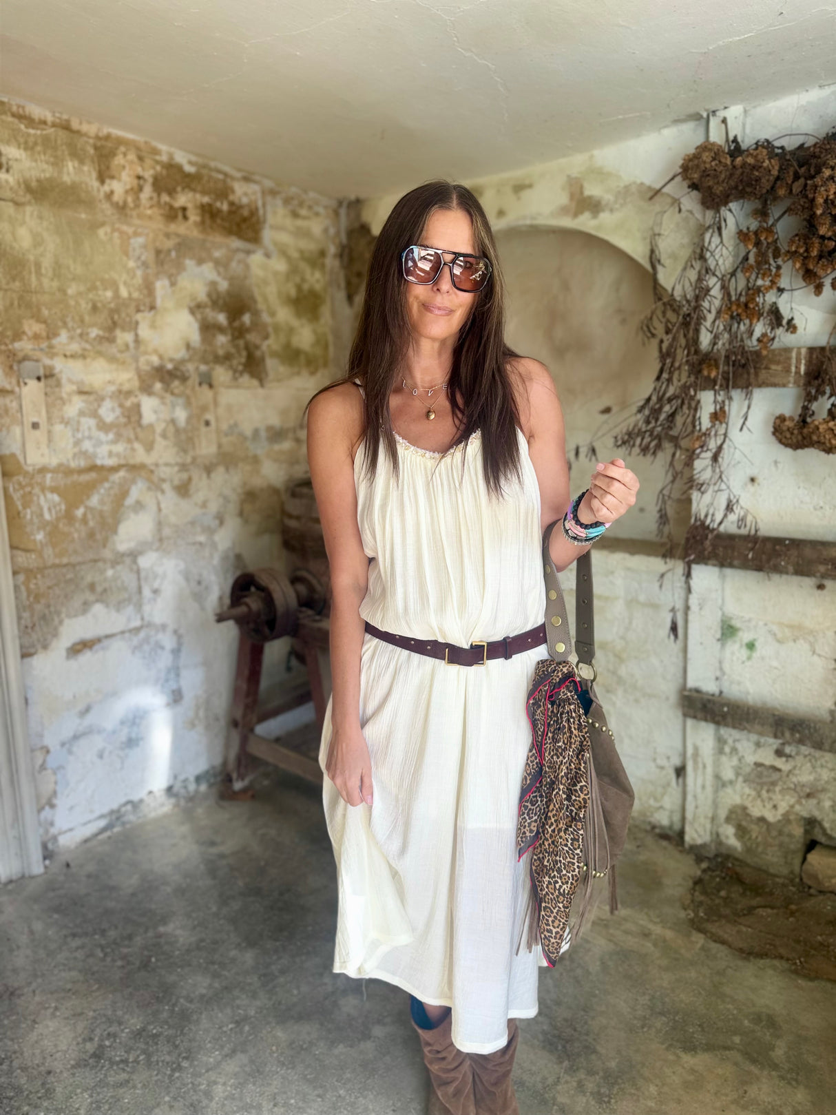 Virelle Dress - Cream