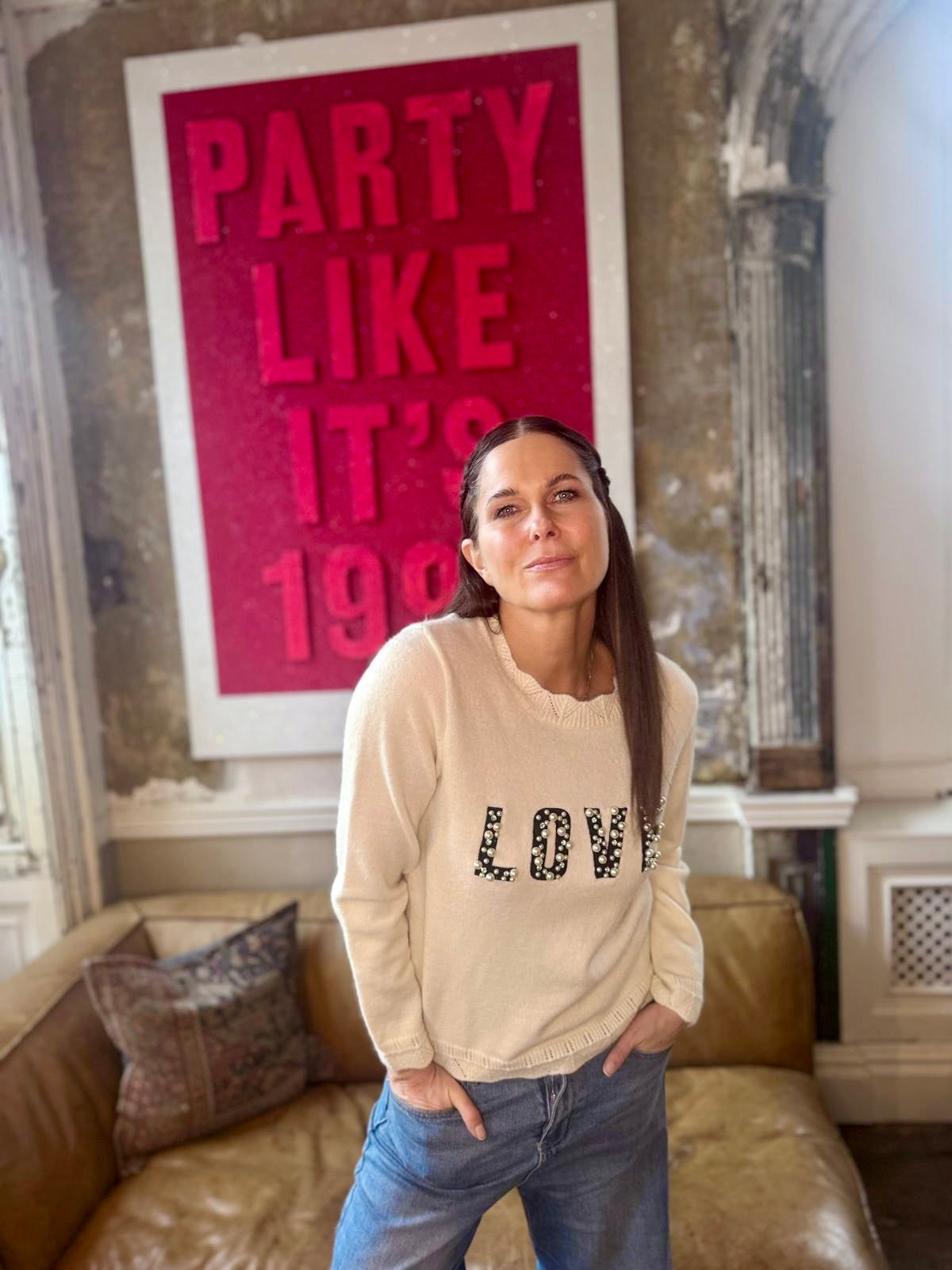 Elvine Love Knit Ecru