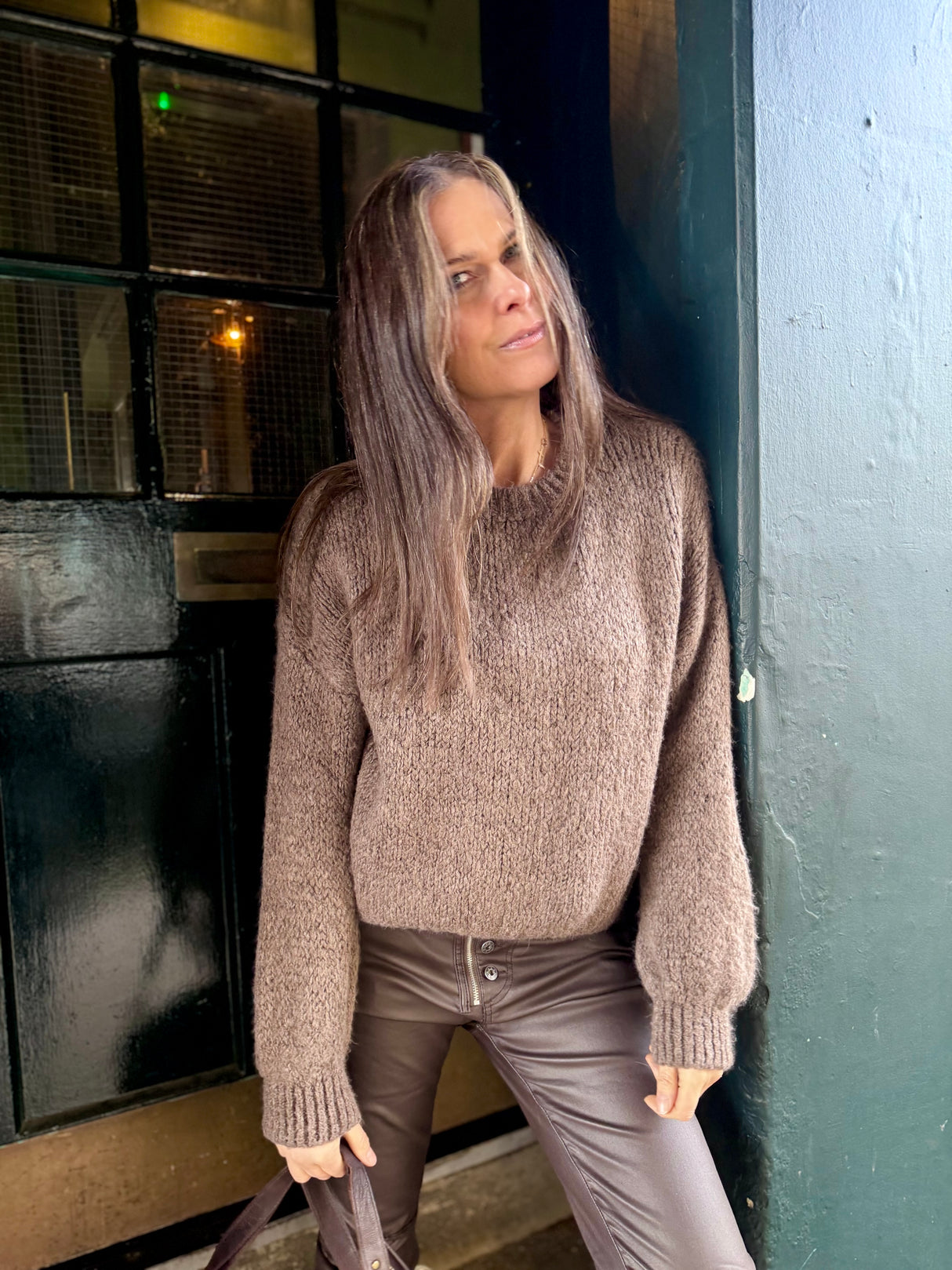 Arlo Wide Sleeve knit - Latte