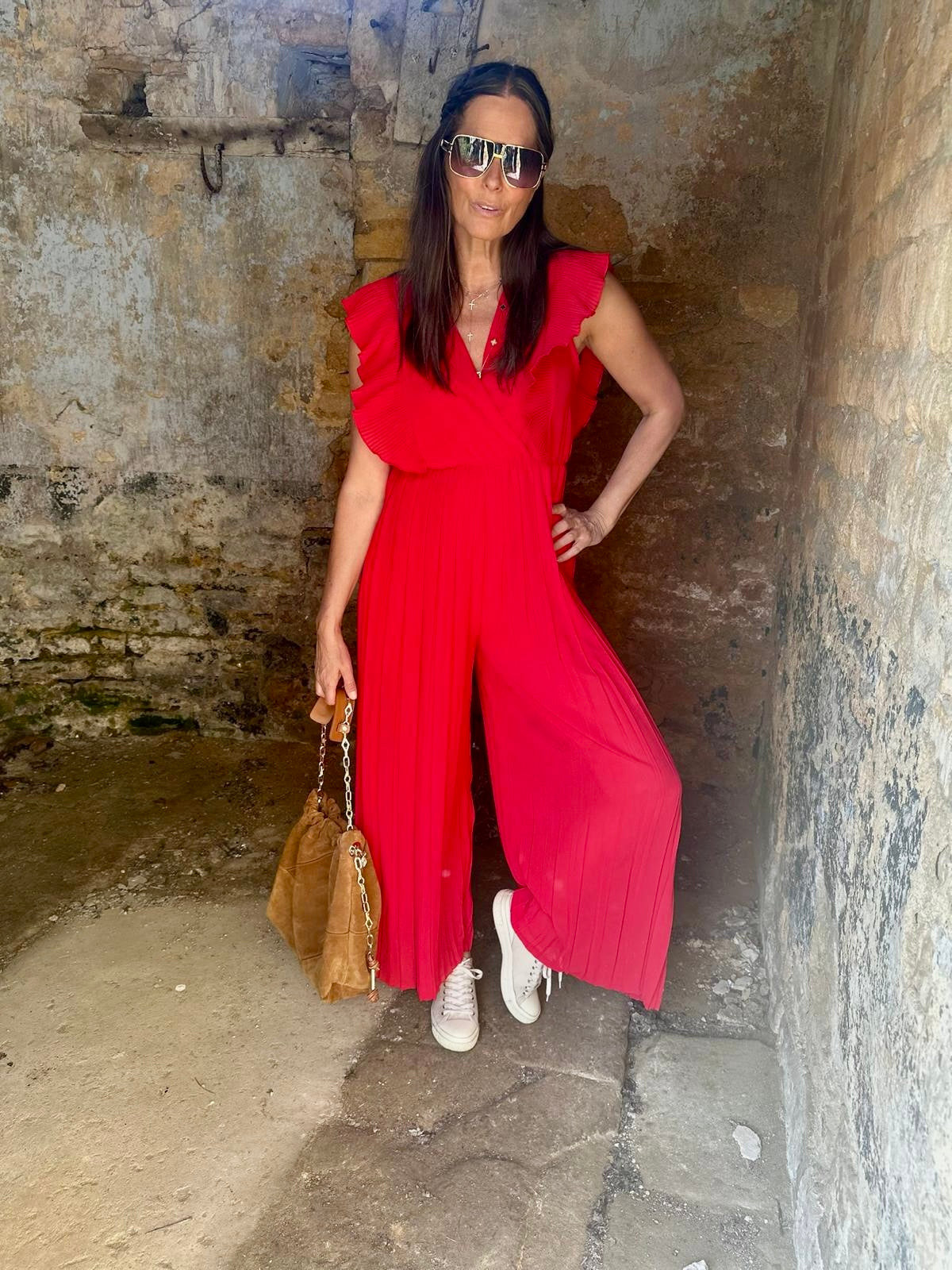 Sephora Jumpsuit - Candy Red