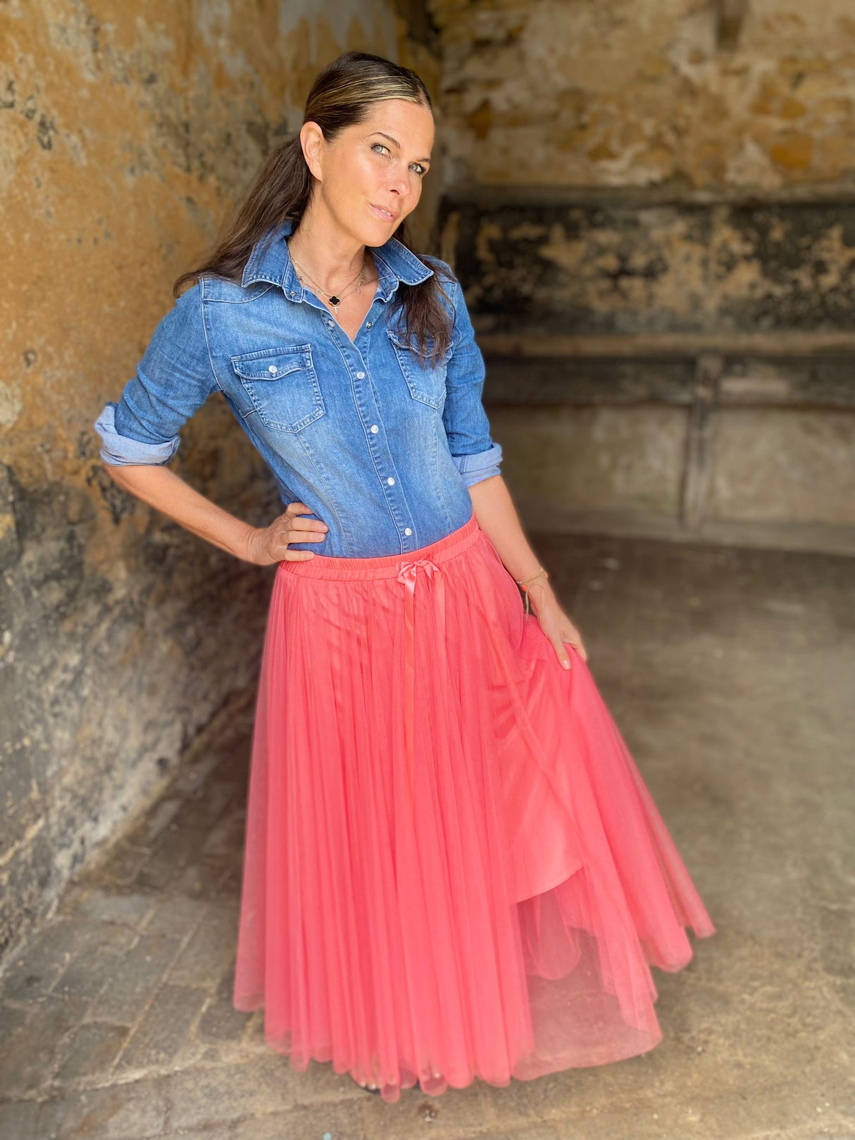 Daisy Denim Light Shirt