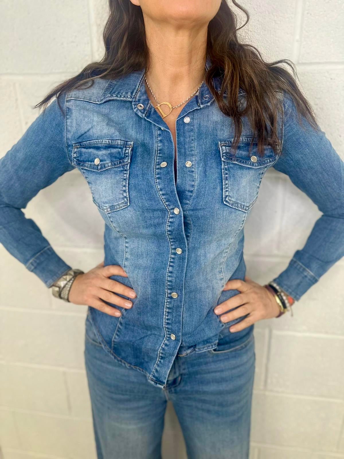 Daisy Denim Light Shirt