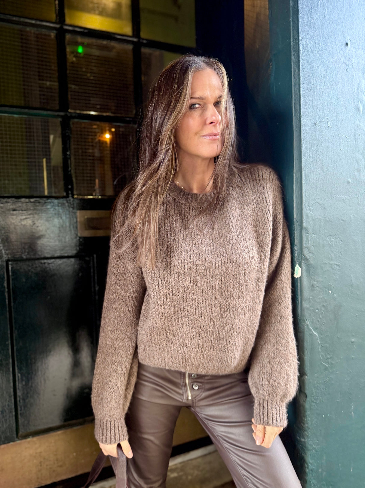 Arlo Wide Sleeve knit - Latte