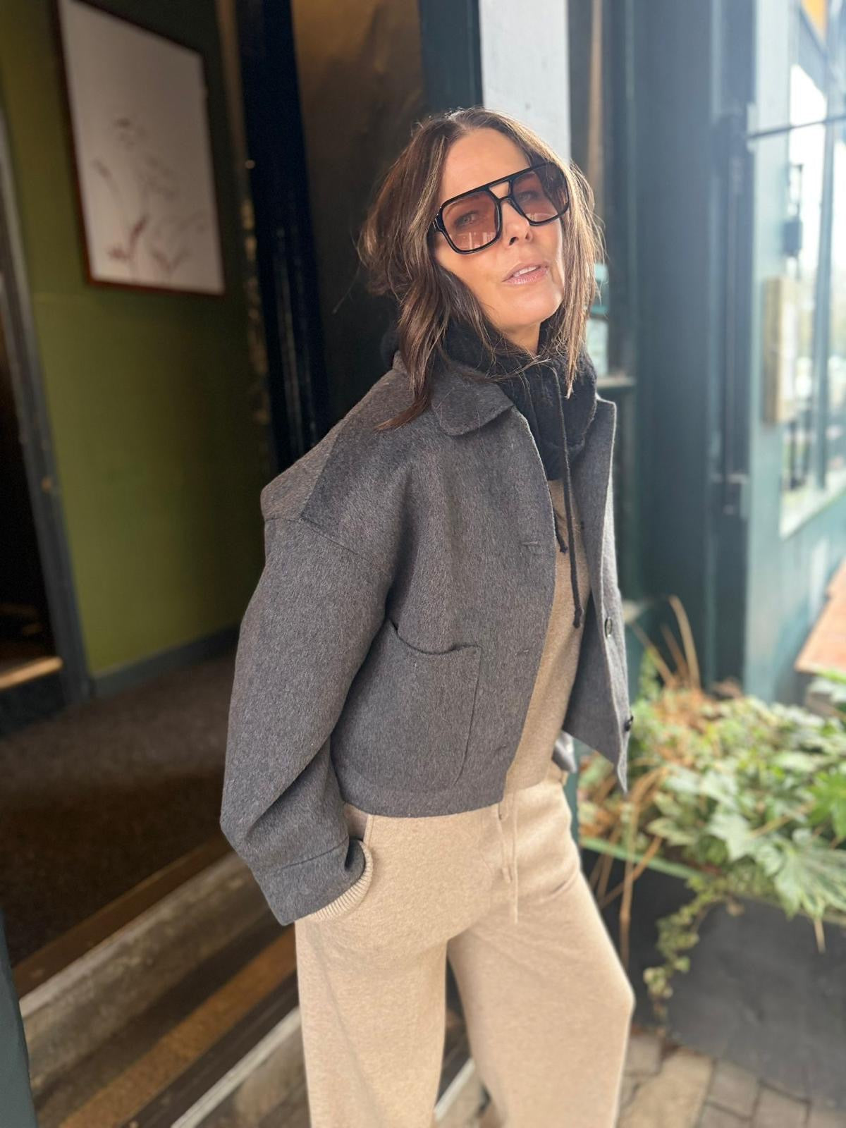 Liv Knitted Hood - Black