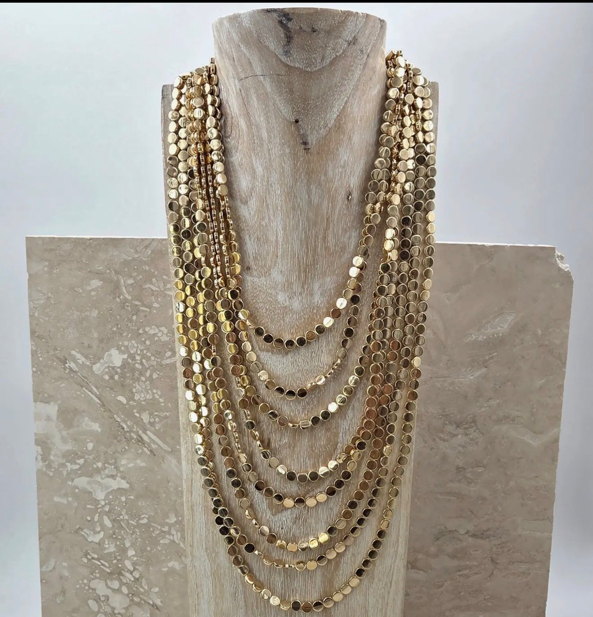 Layered Disc Necklace