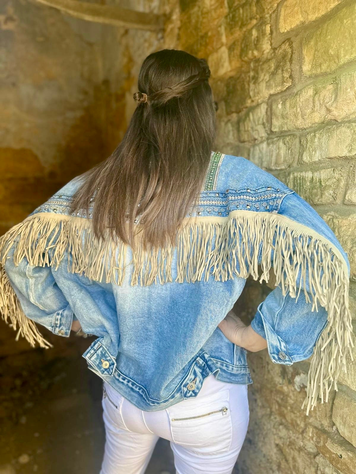 Jaqueta jeans Dallas azul