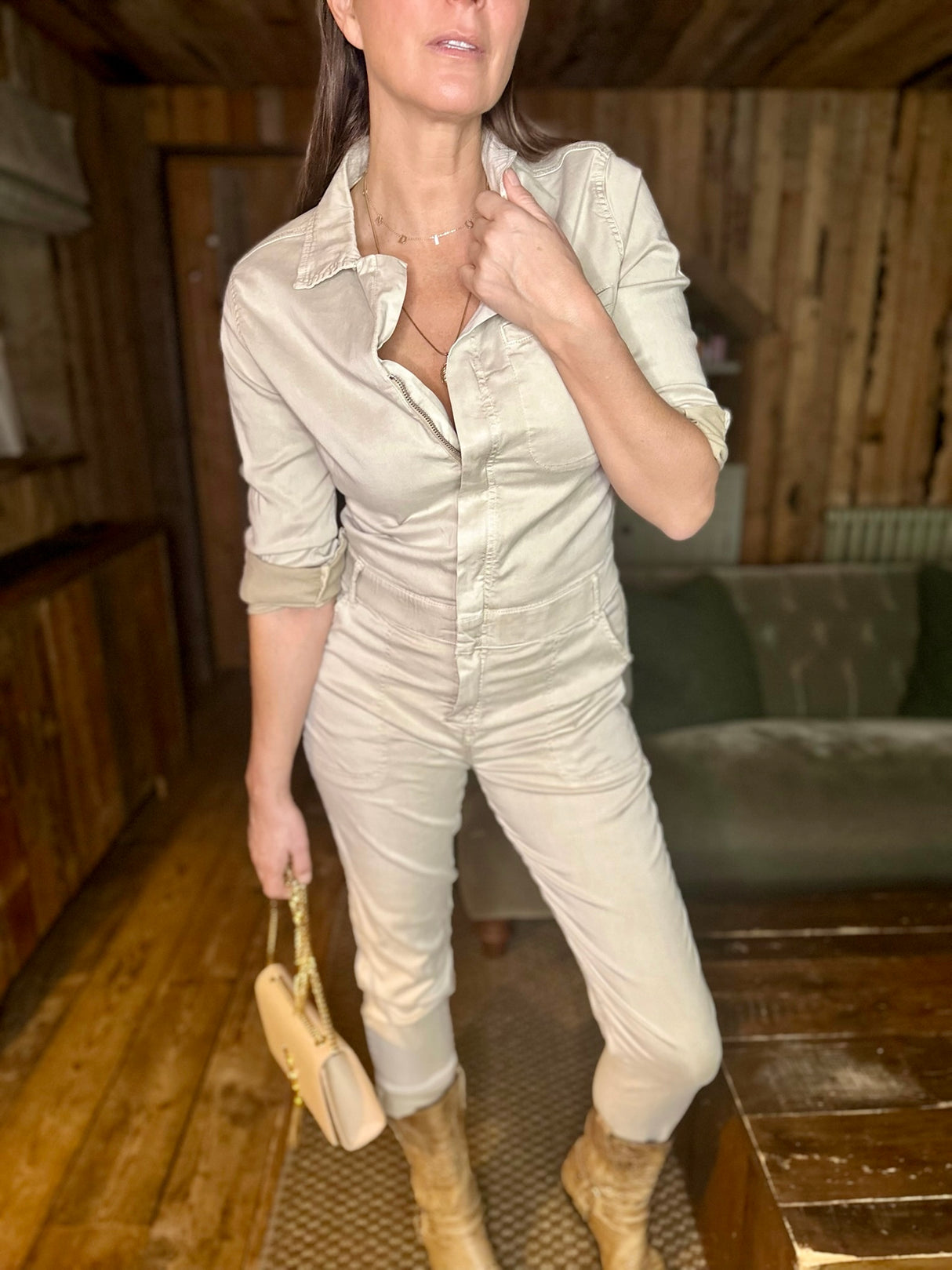 Jules Jumpsuit Latté